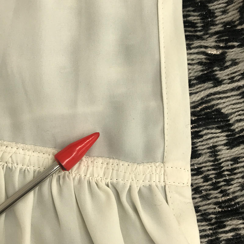 YUKI SHIMANE / ユキシマネ jacquard knit skirt / ジャガード ニット レイヤードスカート