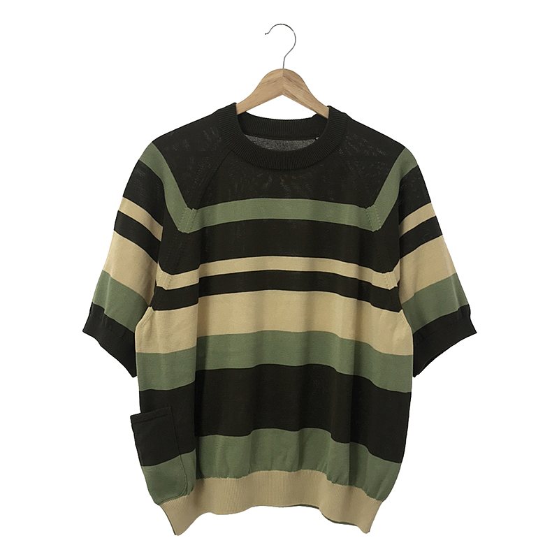 CLIFs Border Sweater ボーダー 半袖ニット