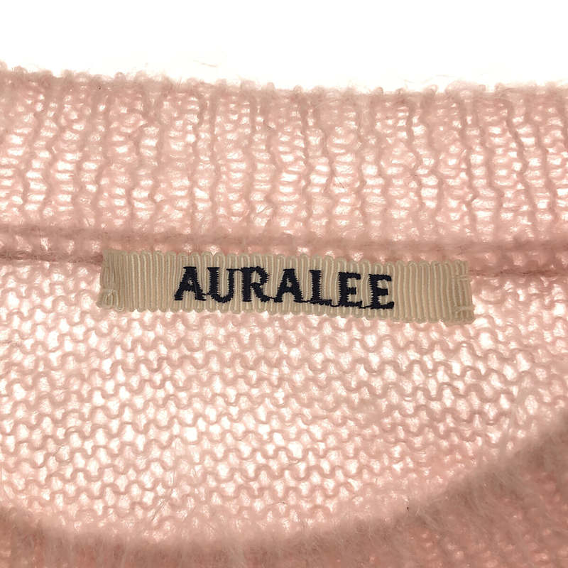 AURALEE / オーラリー BRUSHED SUPER KID MOHAIR KNIT PULL OVER / スーパーキッドモヘヤ ニット プルオーバー