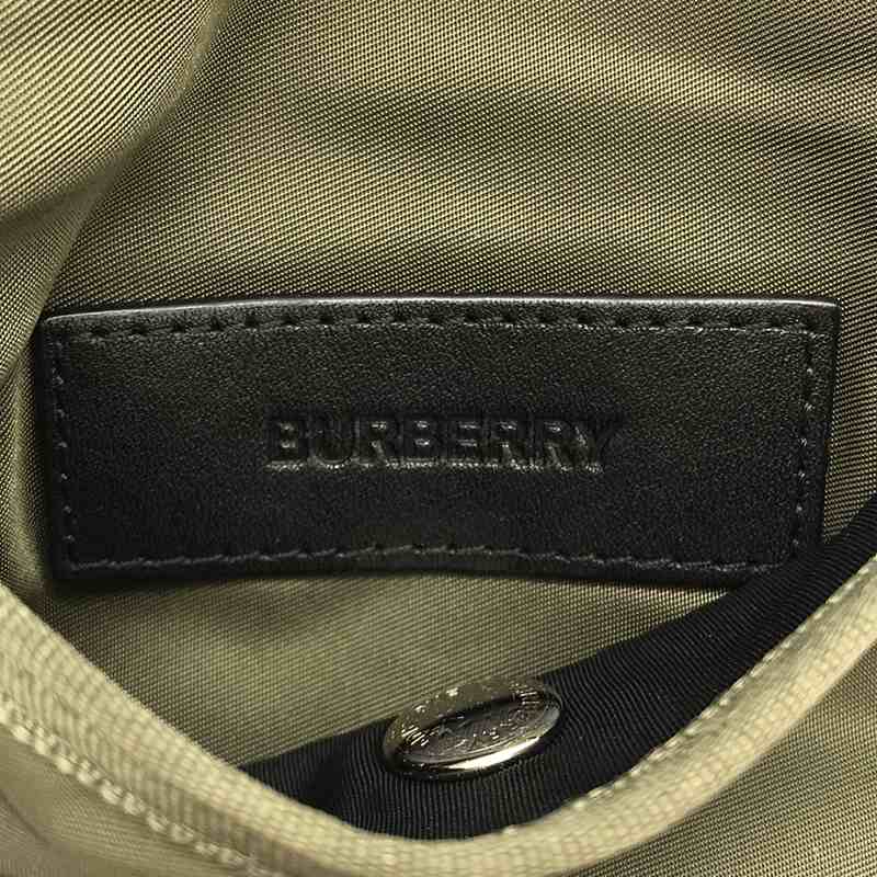 BURBERRY LONDON / バーバリーロンドン ロゴプリント ナイロン スマホポーチ ミニショルダーバッグ サコッシュ