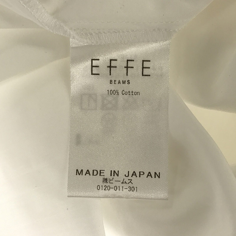 EFFE BEAMS / エッフェビームス コットンスタンドネックシャツ
