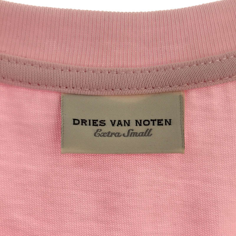 DRIES VAN NOTEN / ドリスヴァンノッテン NET-A-POTTER シルク混 チュールドッキング ノースリーブカットソー