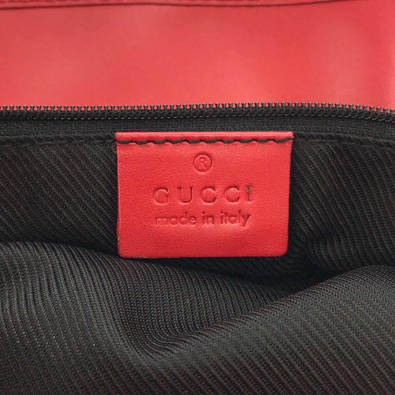 GUCCI / グッチ 0021098 GGキャンバス レザーハンドル トートバッグ