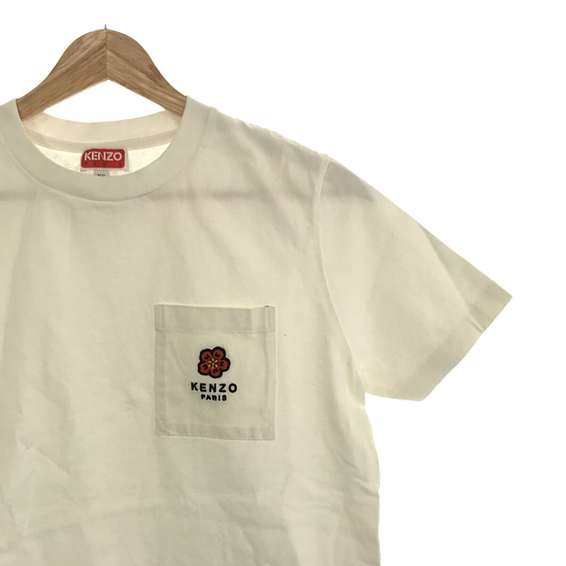 KENZO / ケンゾー フラワーワッペン ロゴ刺しゅう ポケットTシャツ