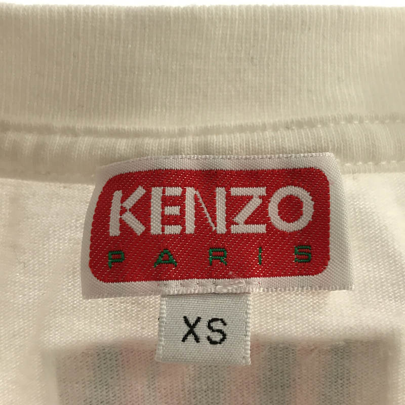 KENZO / ケンゾー フラワーワッペン ロゴ刺しゅう ポケットTシャツ