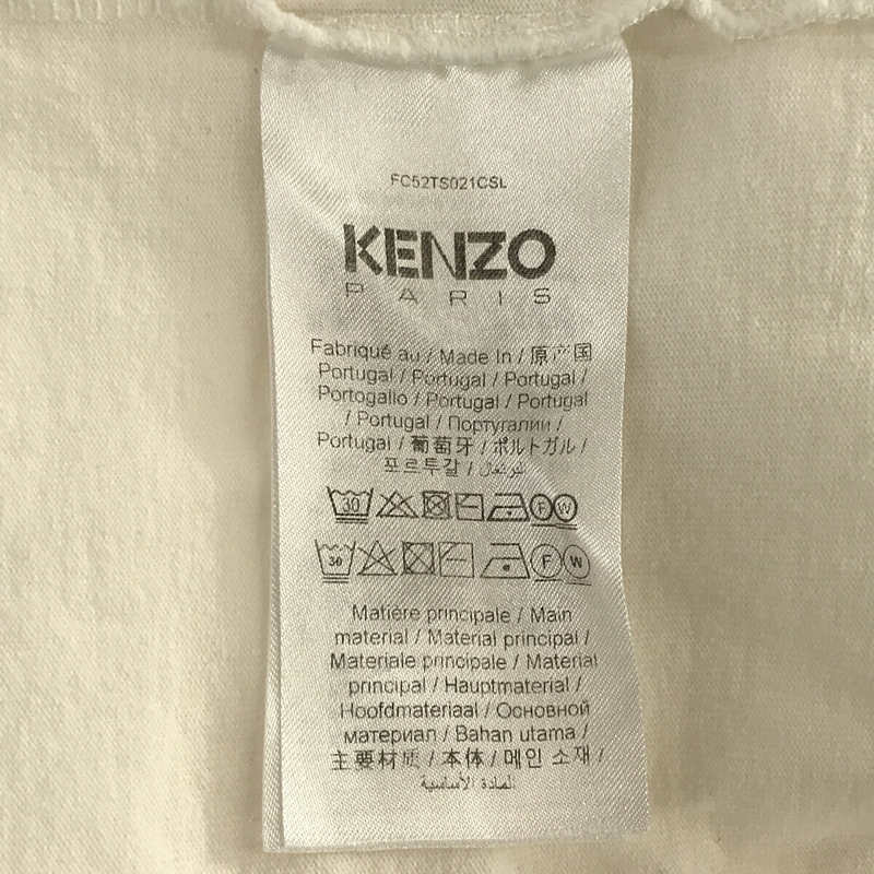 KENZO / ケンゾー フラワーワッペン ロゴ刺しゅう ポケットTシャツ