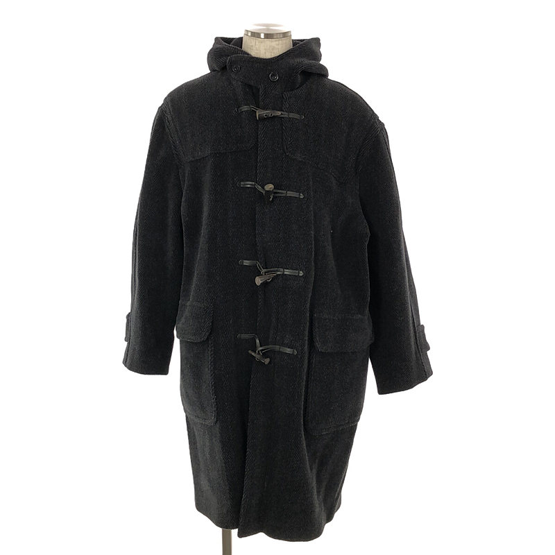90s VINTAGE ヴィンテージ 英国製 白タグ ヘリンボーン ダッフル 90s VINTAGE ヴィンテージ 英国製 白タグ ヘリンボーン ダッフル