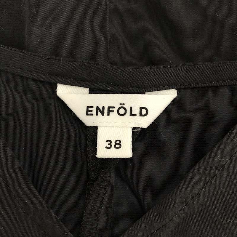 ENFOLD / エンフォルド ナイロン ノースリーブ プルオーバー