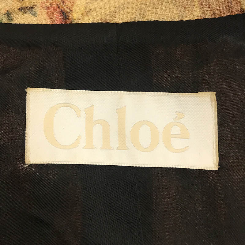 Chloe / クロエ 花柄 コクーンコート