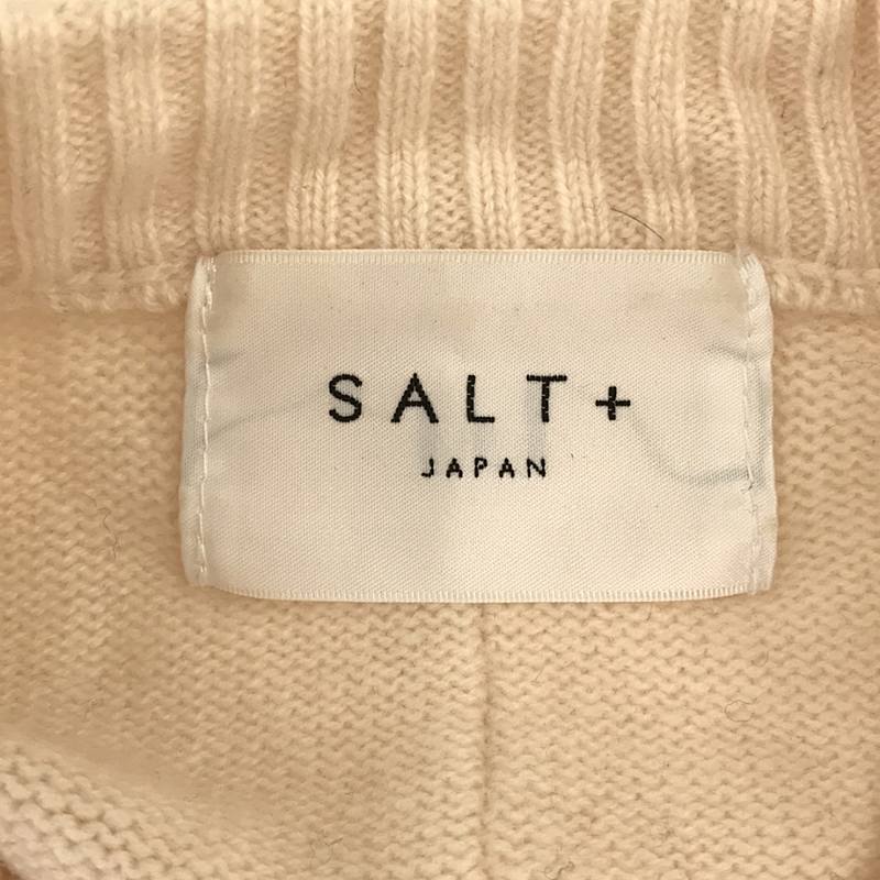 SALT + JAPAN / ソルトプラスジャパン ウール カシミヤ バックスリット ニット