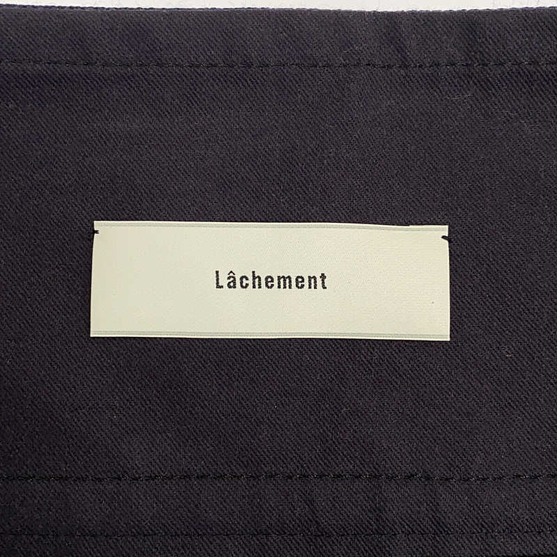 Lachement / ラシュモン ストライプ配色ラップスカート