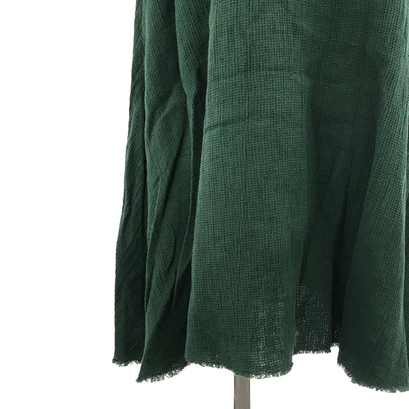 Spick and Span / スピックアンドスパン リネン ワッフル マキシワンピース