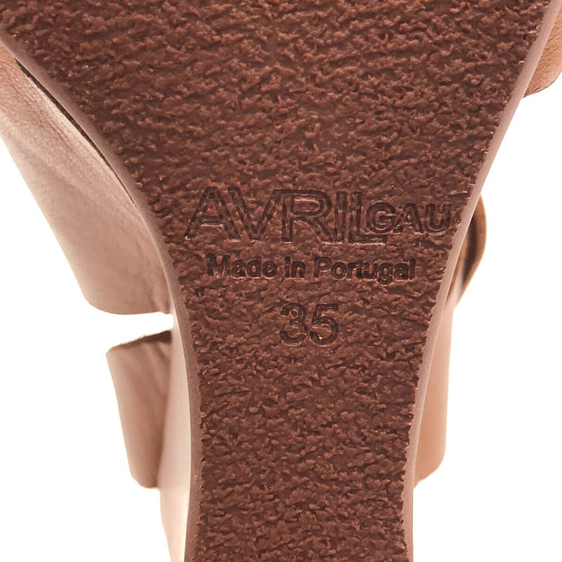 Deuxieme Classe / ドゥーズィエムクラス avril gau ダブルベルトサンダル