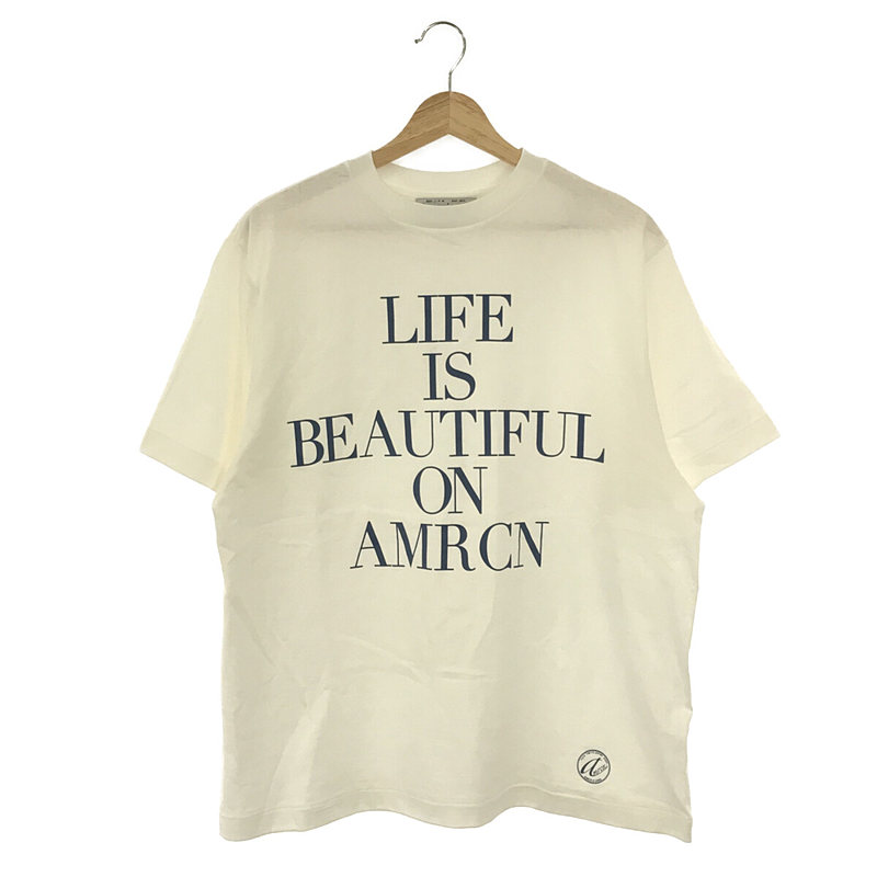 × SALON adam et rope' LIFE IS BEAUTIFUL 半袖Tシャツ