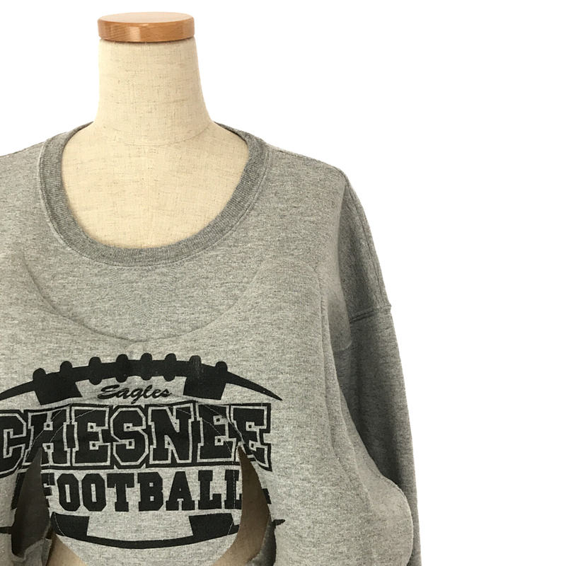 COMME des GARCONS / コムデギャルソン Camp / キャンプ 変形 中綿 立体 リメイク スウェットプルオーバー