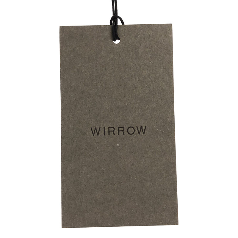 WIRROW / ウィロウ Linen silk knit pullover リネン シルク ニット プルオーバー