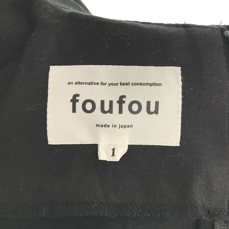 foufou / フーフー THE DRESS #34 round collar flare dress ワンピース