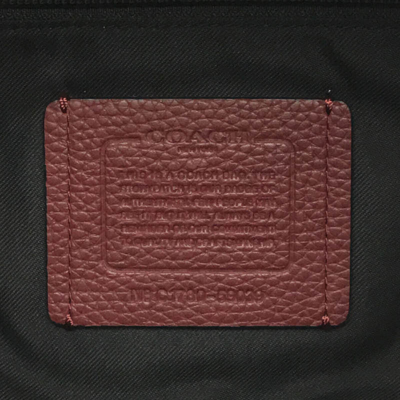 COACH / コーチ 59039 マンハッタン スエード切替 レザーバックパック リュック / 裏地総柄