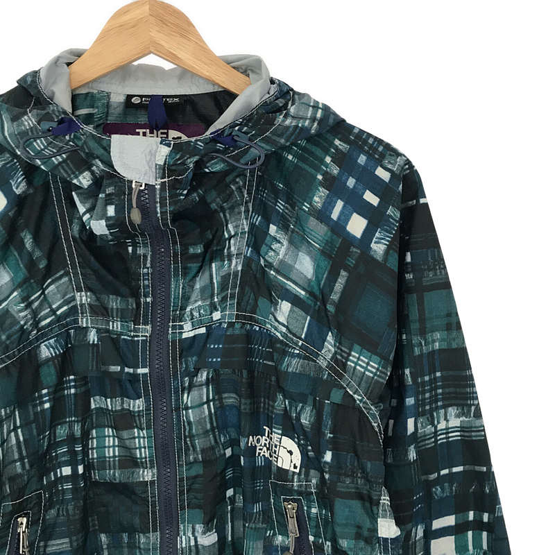 THE NORTH FACE PURPLE LABEL / ザノースフェイスパープルレーベル 総柄 フルジップ ナイロンジャケット フーディ