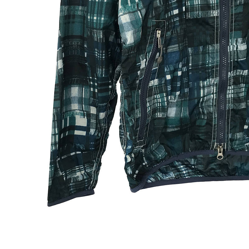 THE NORTH FACE PURPLE LABEL / ザノースフェイスパープルレーベル 総柄 フルジップ ナイロンジャケット フーディ