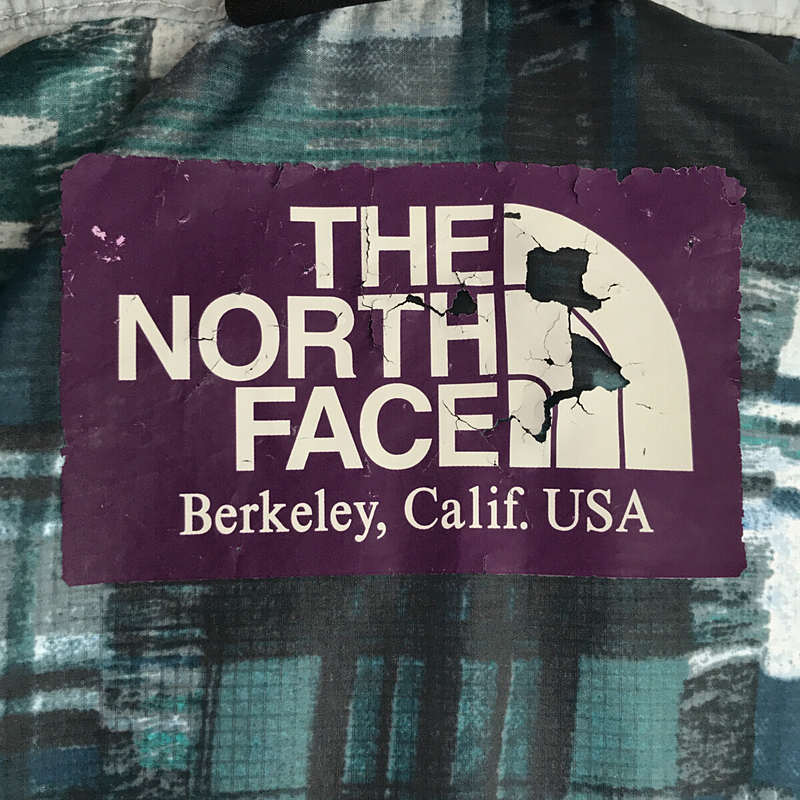 THE NORTH FACE PURPLE LABEL / ザノースフェイスパープルレーベル 総柄 フルジップ ナイロンジャケット フーディ