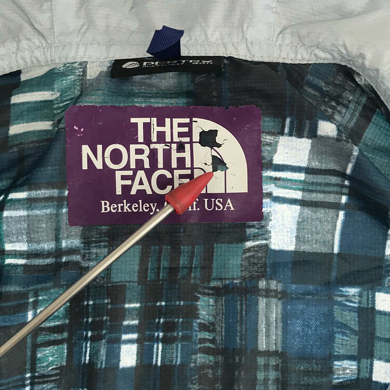 THE NORTH FACE PURPLE LABEL / ザノースフェイスパープルレーベル 総柄 フルジップ ナイロンジャケット フーディ