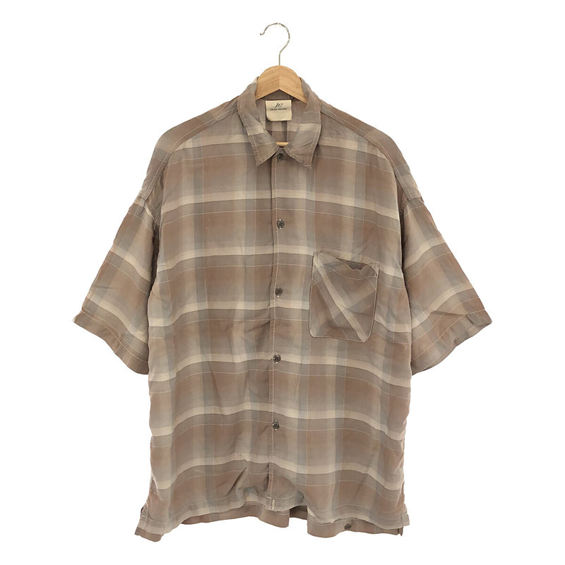 アパルトモン別注 CHECK 2WAY SHIRT