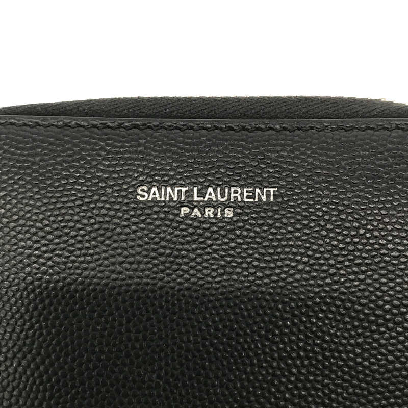 SAINT LAURENT / サンローラン レザー コンパクトウォレット