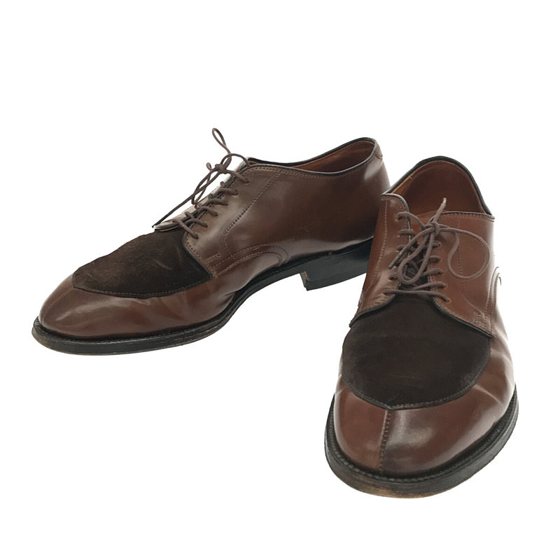 SUEDE CAP TOE SHOES スウェード ストレートチップ シューズ ...