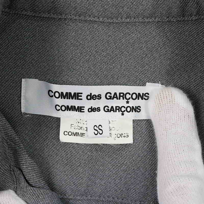 COMME des GARCONS COMME des GARCONS / コムコム ポリエステル ラウンドカラーカットオフブラウス