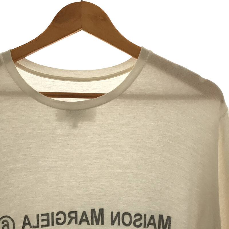 MM6 Maison Margiela / エムエムシックスメゾンマルジェラ INSIDEOUT LOGO TEE レーヨン インサイドアウト ロゴ Tシャツ