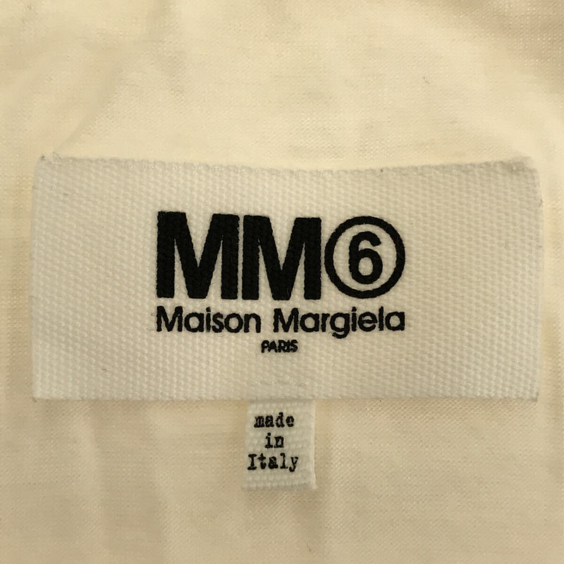 MM6 Maison Margiela / エムエムシックスメゾンマルジェラ INSIDEOUT LOGO TEE レーヨン インサイドアウト ロゴ Tシャツ