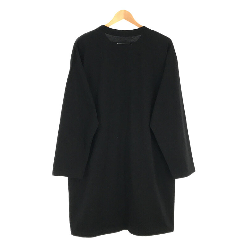 MM6 Maison Margiela / エムエムシックスメゾンマルジェラ 2020AW コットン ラウンドネック ビッグシルエット アシンメトリー ドレス ワンピース