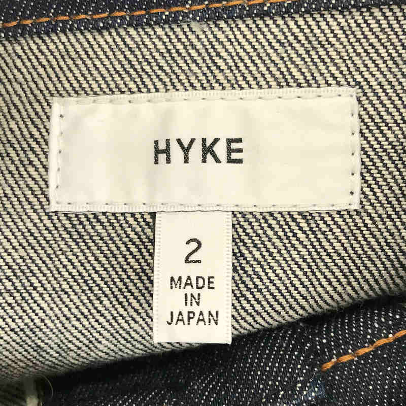 HYKE / ハイク セルビッチ 濃紺 デニム ジャケット