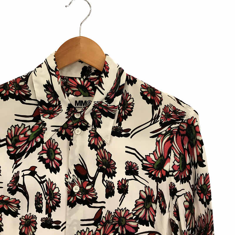 MM6 Maison Margiela / エムエムシックスメゾンマルジェラ Floral Print Shirt レーヨン フラワー オープンカラー シャツ