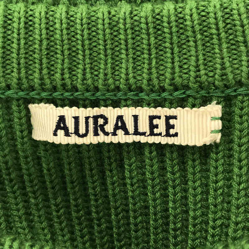 AURALEE / オーラリー SUPER FINE WOOL RIB KNIT BIG P/O リブ ニット プルオーバー