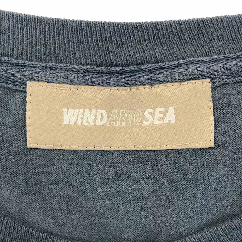 WIND AND SEA / ウィンダンシ― ロゴ バックプリント ロングスリーブ Tシャツ