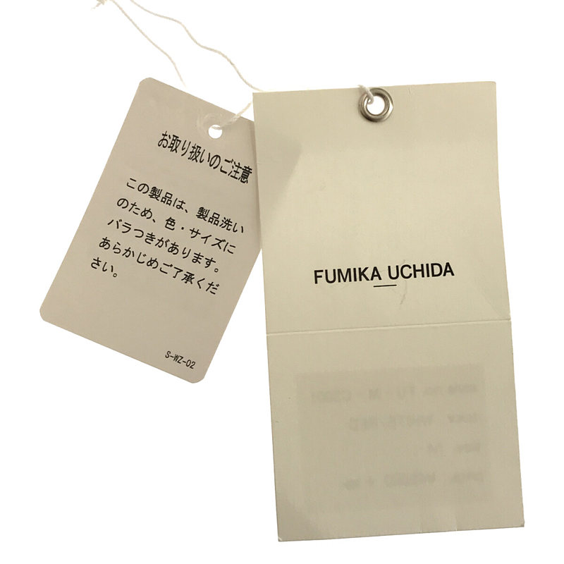 FUMIKA UCHIDA / フミカウチダ NO-SLEEVE DOUBLE FACE HOODY ノースリーブ ダブルフェイス フーディ