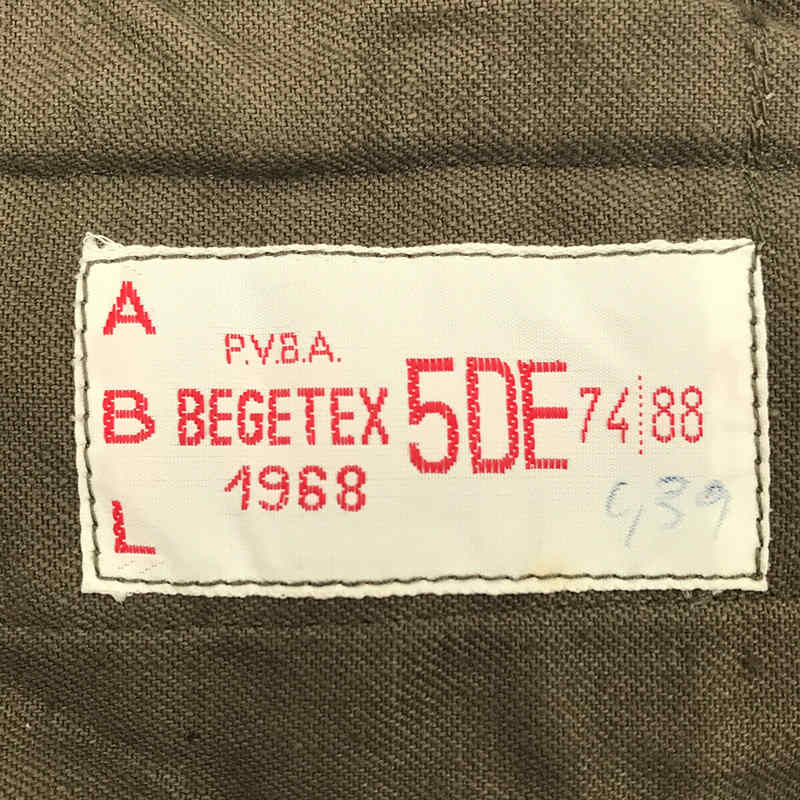 VINTAGE / ヴィンテージ古着 60s BELGIAN ARMY ベルギー軍 BEGETEX-SPRL ウール トラウザース ミリタリー パンツ