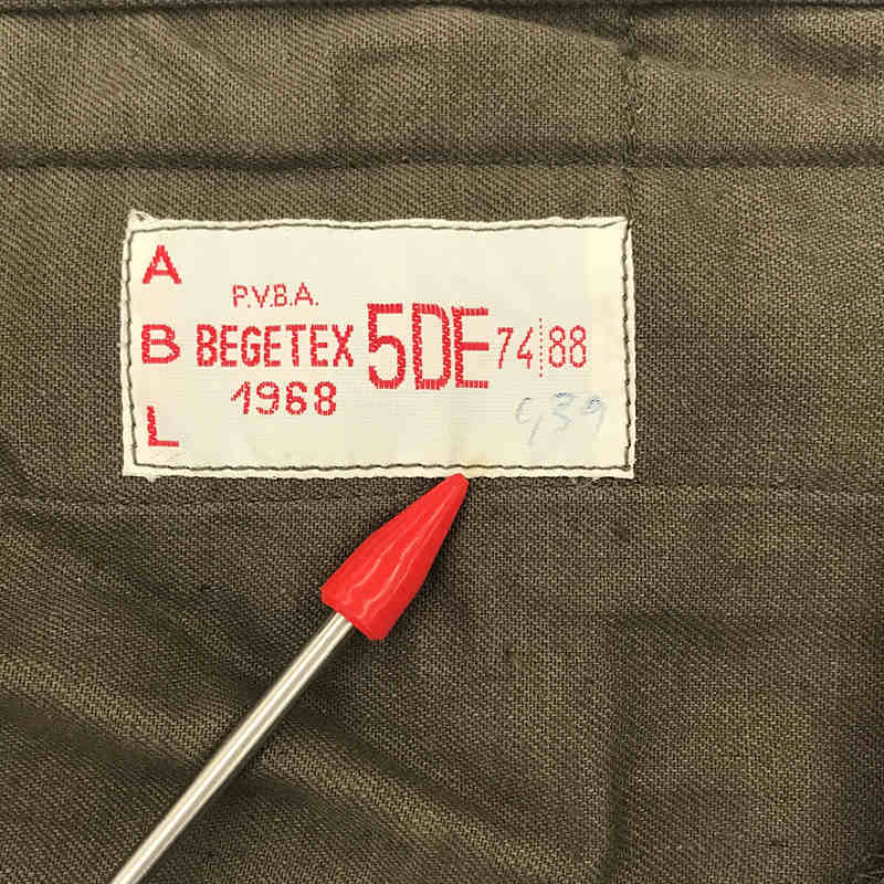 VINTAGE / ヴィンテージ古着 60s BELGIAN ARMY ベルギー軍 BEGETEX-SPRL ウール トラウザース ミリタリー パンツ