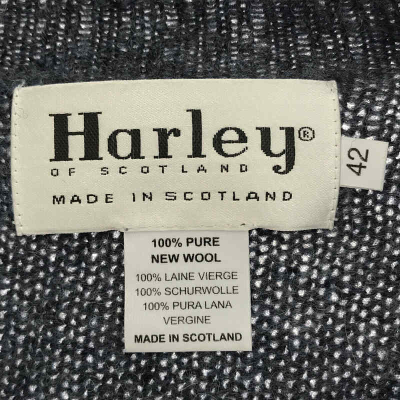 Harley Of Scotland / ハーレーオブスコットランド スコットランド製 ウール クルーネック ニット セーター