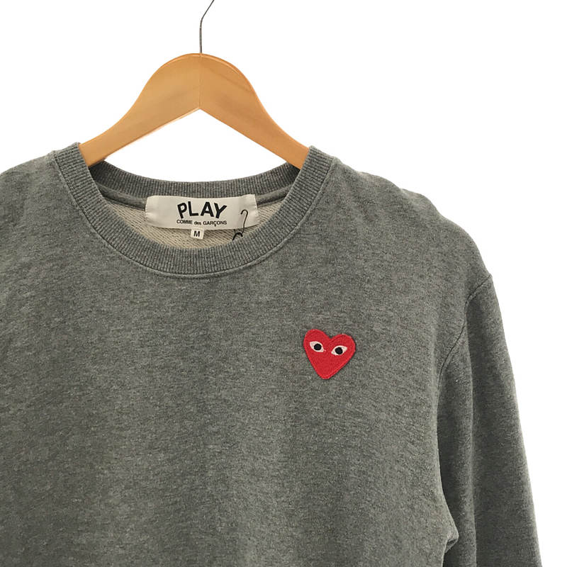 PLAY COMME des GARCONS / プレイコムデギャルソン ハートロゴ クルーネックスウェット