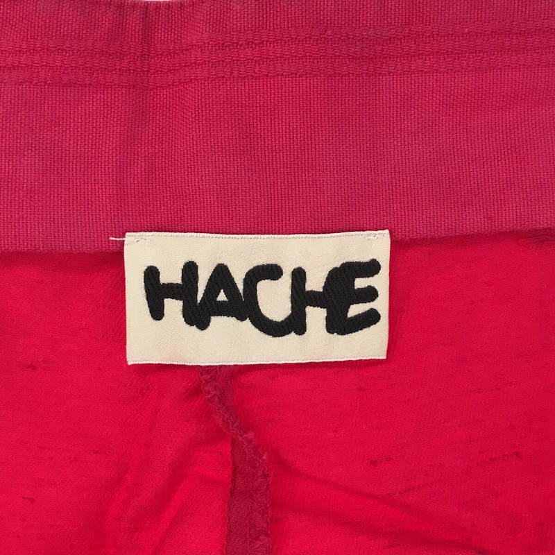 HACHE / アッシュ コットンリネンワイドパンツ