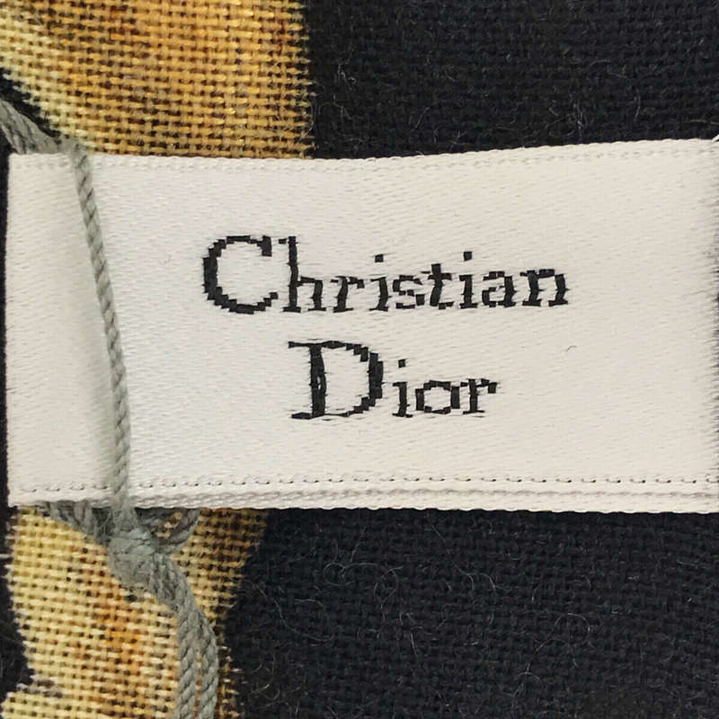 Christian Dior / クリスチャン ディオール シルク混大判ストール