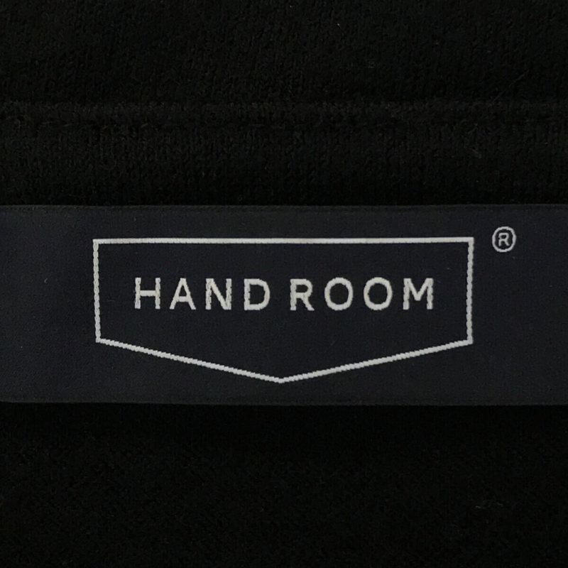 HAND ROOM / ハンドルーム ボートネック ウールカットソー