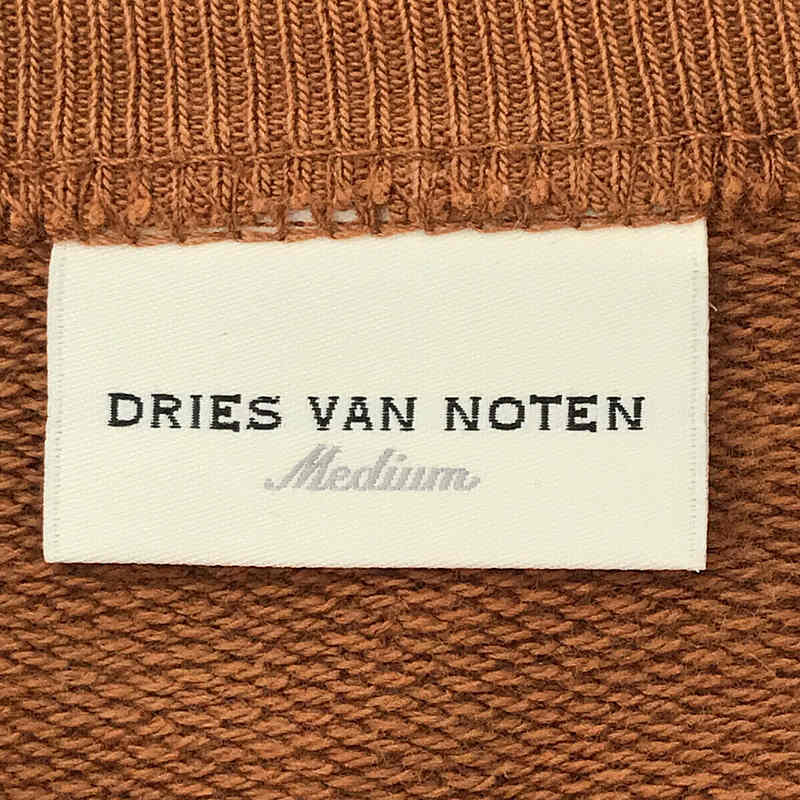 DRIES VAN NOTEN / ドリスヴァンノッテン クールネック コットン オーバー スウェット トレーナー