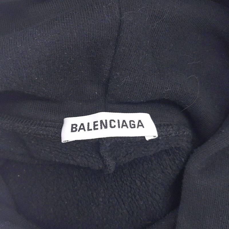 BALENCIAGA / バレンシアガ コクーンフーテッドスウェットワンピース