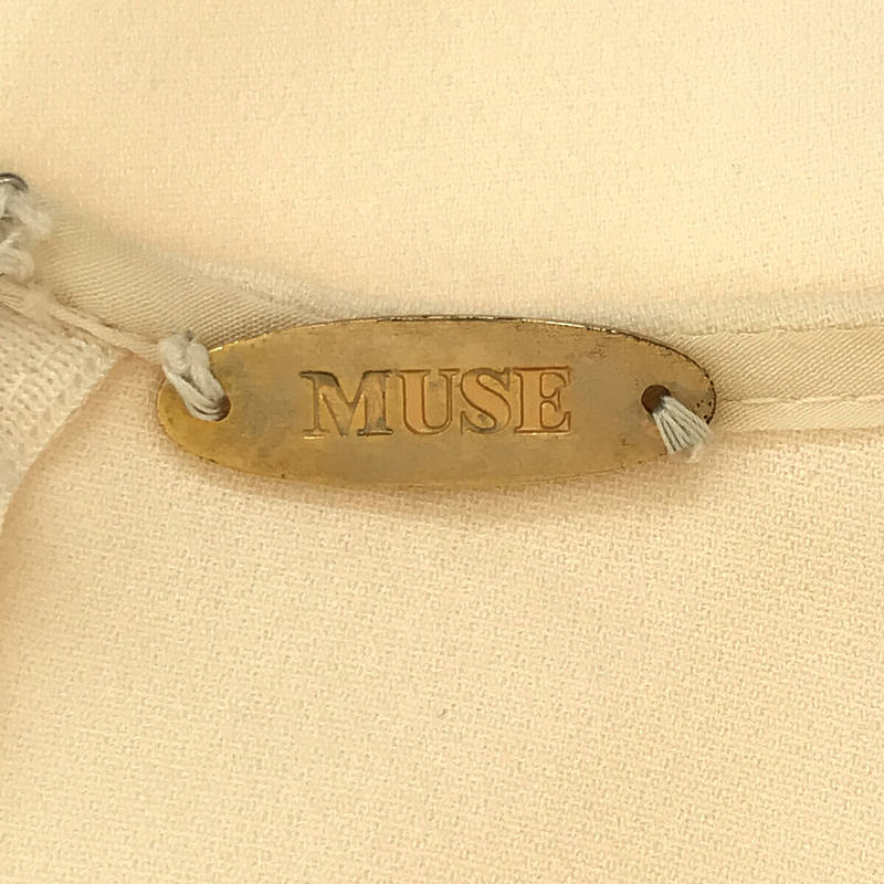 MUSE de Deuxieme Classe / ミューズ ドゥーズィーエムクラス ロングテールノースリーブ ブラウス