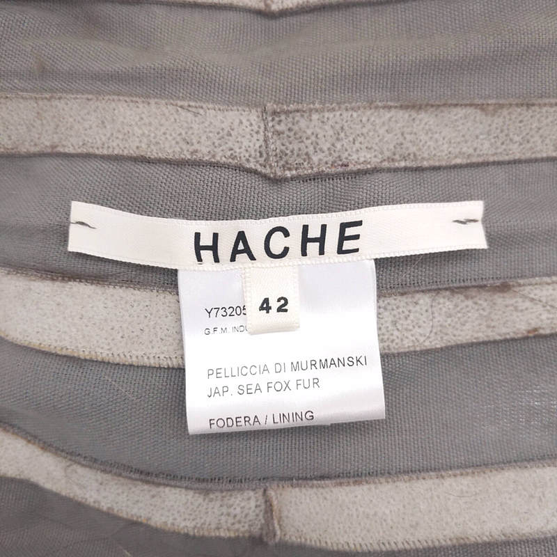 HACHE / アッシュ フォックスファーストール