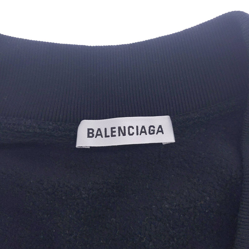 BALENCIAGA / バレンシアガ BBロゴ刺繍 ラウンドネックプルオーバースウェット